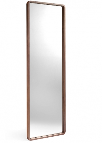Зеркало с рамой из шпона грецкого ореха 60X190 CM 1