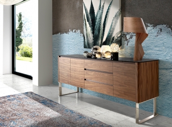 Комод с шпоном из ореха 191-M 200X50X81 CM