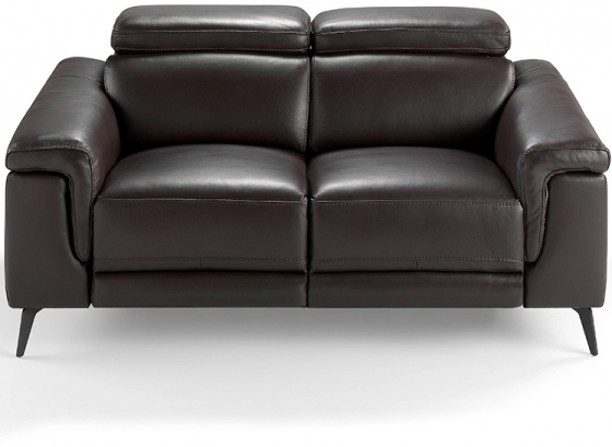 Кожаный расслабляющий диван 175X103X99 CM тёмно коричневый 5