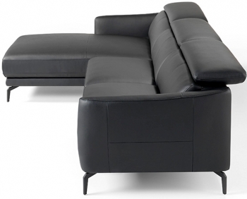 Угловой кожаный диван Chaiselongue 283X194X75/94