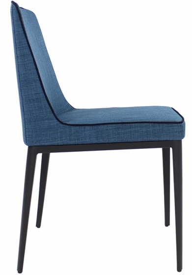 Современный дизайнерский стул A107 44X50X81 CM синий 2