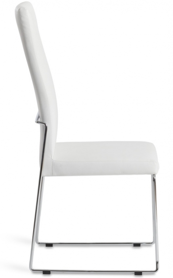 Обеденный стул с высокой спинкой BZ615 49X58X104 CM белое 2