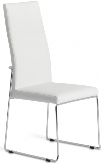 Обеденный стул с высокой спинкой BZ615 49X58X104 CM белое 1