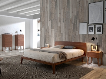 Кровать в скандинавском стиле Cama Atelier 171X210X84 CM