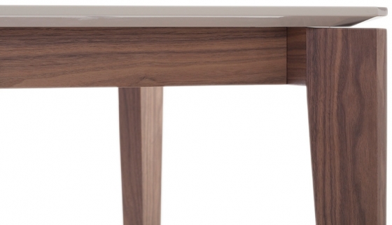Обеденный стол с каркасом из ореха Atelier 200X90X75 CM 6