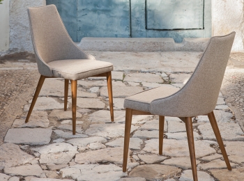Стул с ножками из грецкого ореха DC631 50X60X91 CM