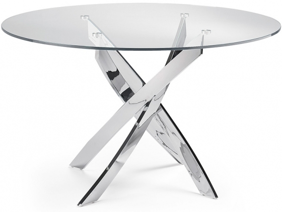 Круглый стол со стальными ножками F2133 150X150X75 CM 1