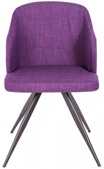 Закругленный стул F3208 48X57X82 CM фиолетовый 4