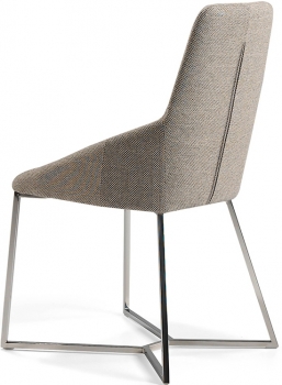 Стул на стальном каркасе F3209 50X61X91 CM бежевый