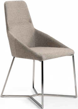 Стул на стальном каркасе F3209 50X61X91 CM бежевый
