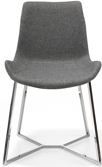 Современный дизайнерский стул F3217 54X58X82 серый 4