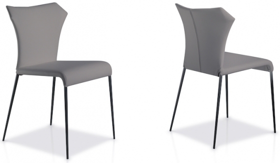 Дизайнерский стул с стальными ножками HY219 50X58X84 CM 2