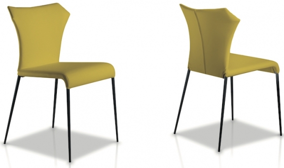 Дизайнерский стул с стальными ножками HY219 50X58X84 CM 3