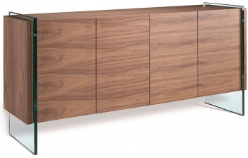 Комод из шпона грецкого ореха Nogal 170X43X77 CM