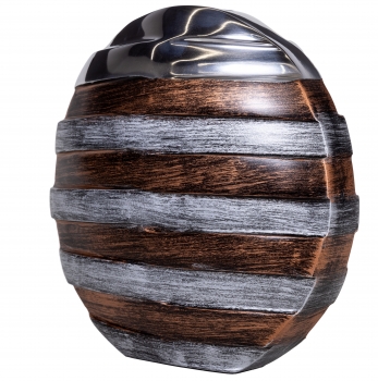 Ваза металлическая Stripes 33X5X30CM