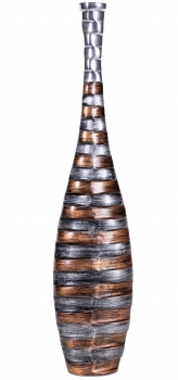 Ваза металлическая STRIPES 18X6X82 CM