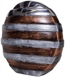 Ваза металлическая Stripes 25X5X22 CM