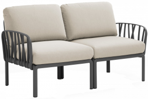 Диван садовый с подушками Komodo 144X78X88 CM