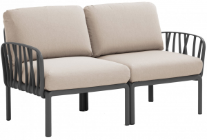 Диван садовый с подушками Komodo 144X78X88 CM