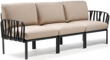 Диван садовый с подушками Komodo 216X78X88 CM