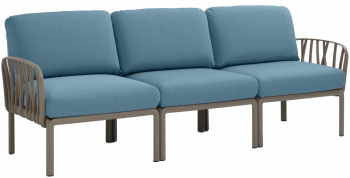 Диван садовый с подушками Komodo 216X78X88 CM