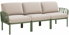 Диван садовый с подушками Komodo 216X78X88 CM