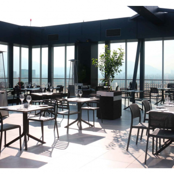 Стул пластиковый Bora Bistrot 49X54X83 CM