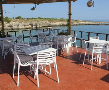 Стул пластиковый Doga Bistrot 53X55X83 CM
