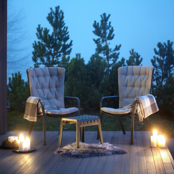 Лаунж-кресло пластиковое Folio 71X81X113 CM 6