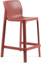 Стул пластиковый полубарный Net Stool Mini 49X51X90 CM