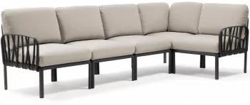 Диван садовый с подушками Komodo 294X154X88 CM