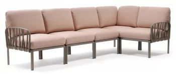 Диван садовый с подушками Komodo 294X154X88 CM