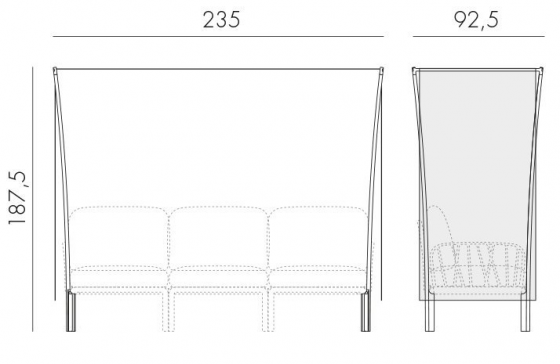 Балдахин Ombra для дивана Komodo 4