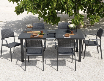 Стол пластиковый раздвижной Levante 160-220X100X74 CM