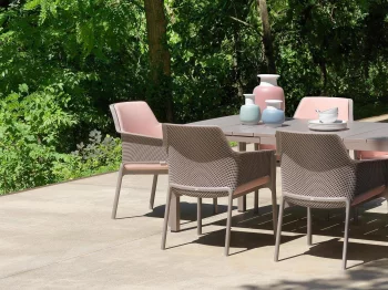 Стол металлический раздвижной Rio Alu 140-210X85X76 CM