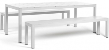 Обеденная группа для сада Set Rio Bench Alu
