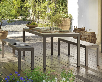 Обеденная группа для сада Set Rio Bench Alu