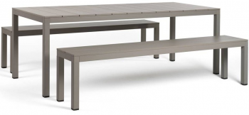Обеденная группа для сада Set Rio Bench Alu