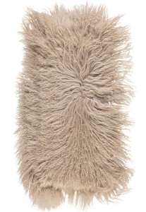 Подушка из меха тибетской козы Tibetan 28X56 CM Warm Sand
