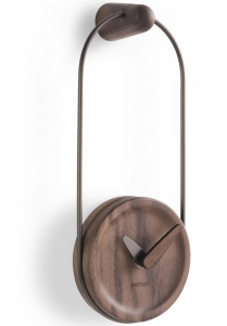 Настенные часы Eslabon 10X27 CM графит-орех
