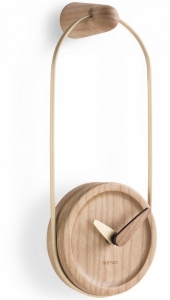 Настенные часы Eslabon 10X27 CM латунь-дуб