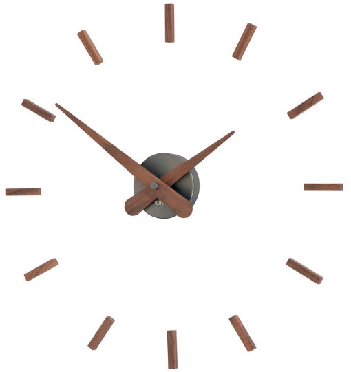 Настенные часы Sunset Ø50 CM graphite walnut wood 1