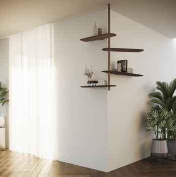 Подвесная угловая полка Unica 82X122X166 CM
