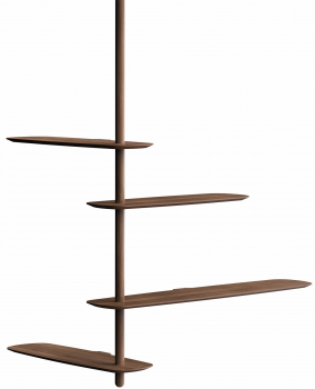 Подвесная угловая полка Unica 82X122X166 CM