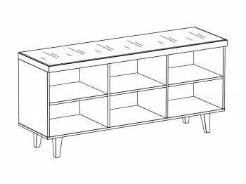 Тумба Kristal 145X44X69 CM