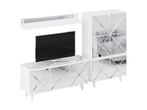Композиция Kristal 2 242X24/44X165 CM