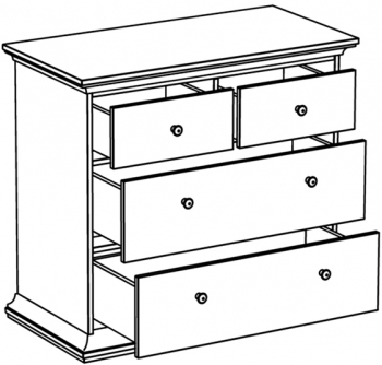 Комод Reina 96X48X88 CM