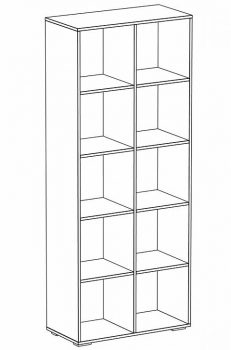 Стеллаж Play 76X37X188 CM