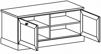 Тумба Caprio 105X46X48 CM