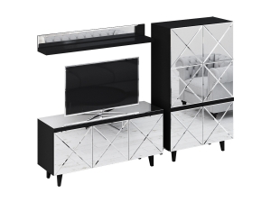 Композиция Kristal 2 242X24/44X165 CM
